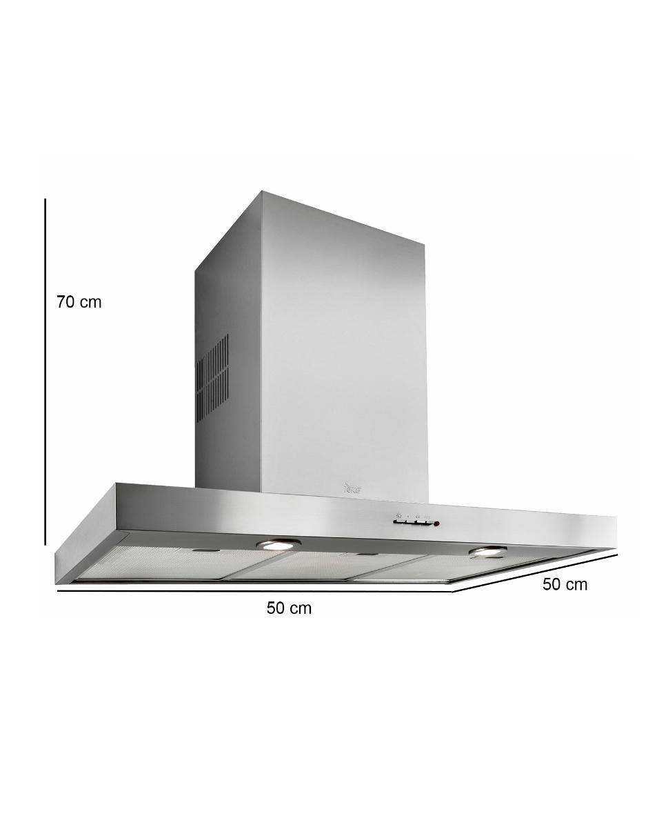 Campana de pared Teka DJE70 de acero inoxidable