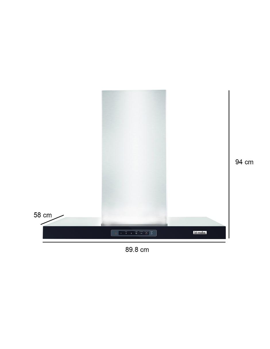 Campana de isla IO9019CI5I de acero inoxidable