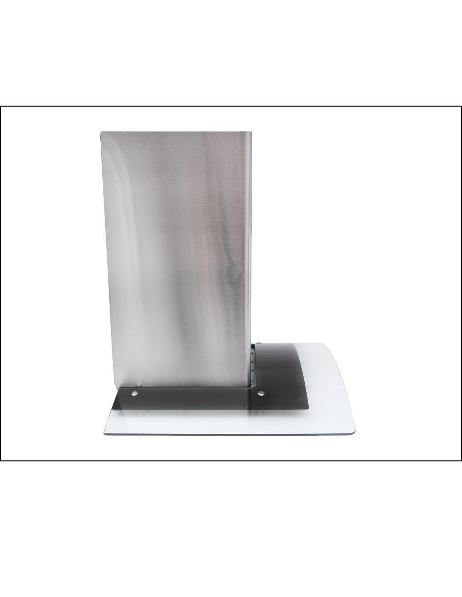 Campana de pared Supra CC-60 de acero inoxidable