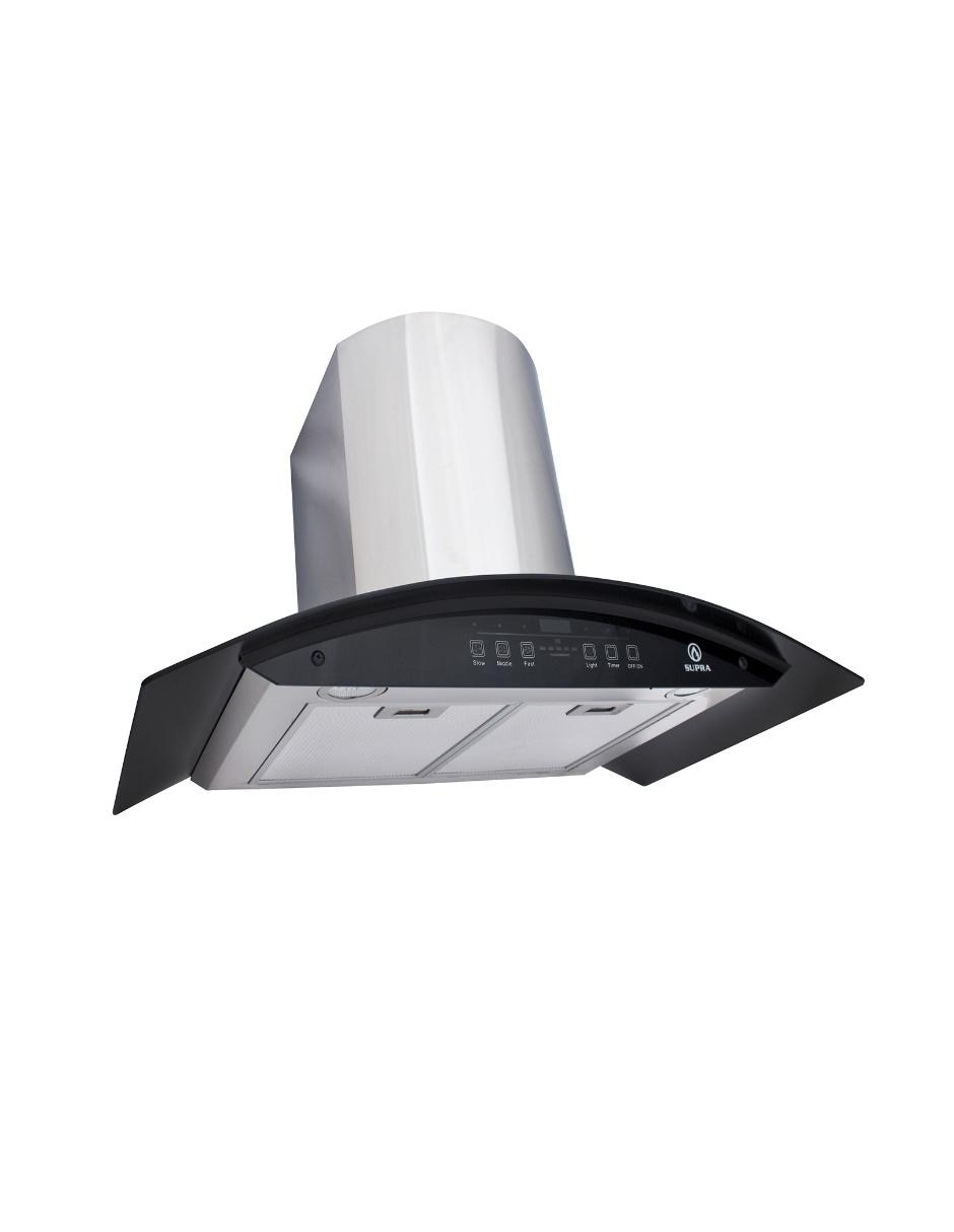 Campana de pared Supra CC-90-AC de acero inoxidable