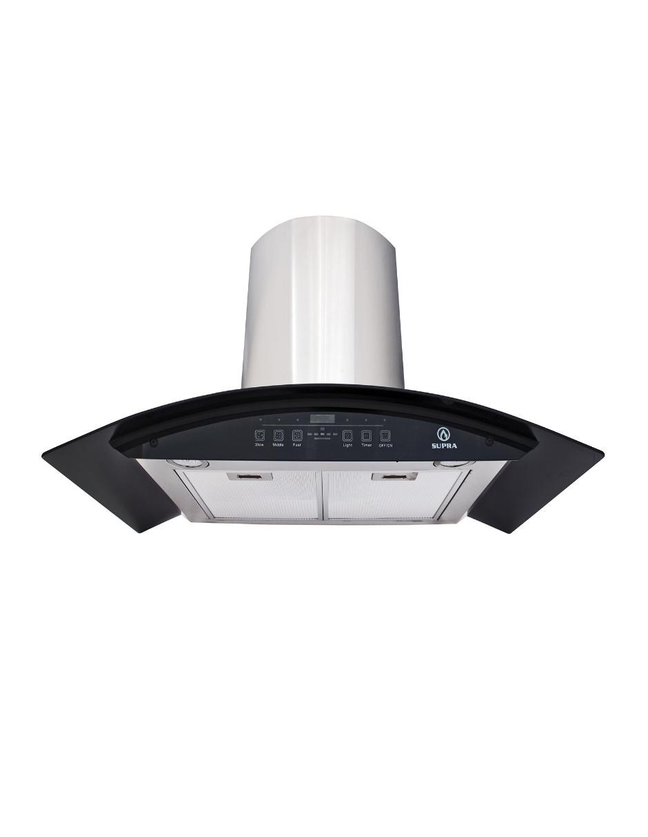 Campana de pared Supra CC-90-AC de acero inoxidable