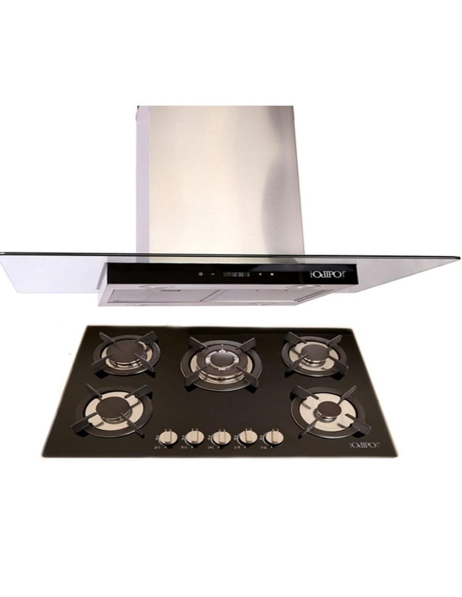 Campana de isla Odipo FORDEX + CAPELLA de acero inoxidable