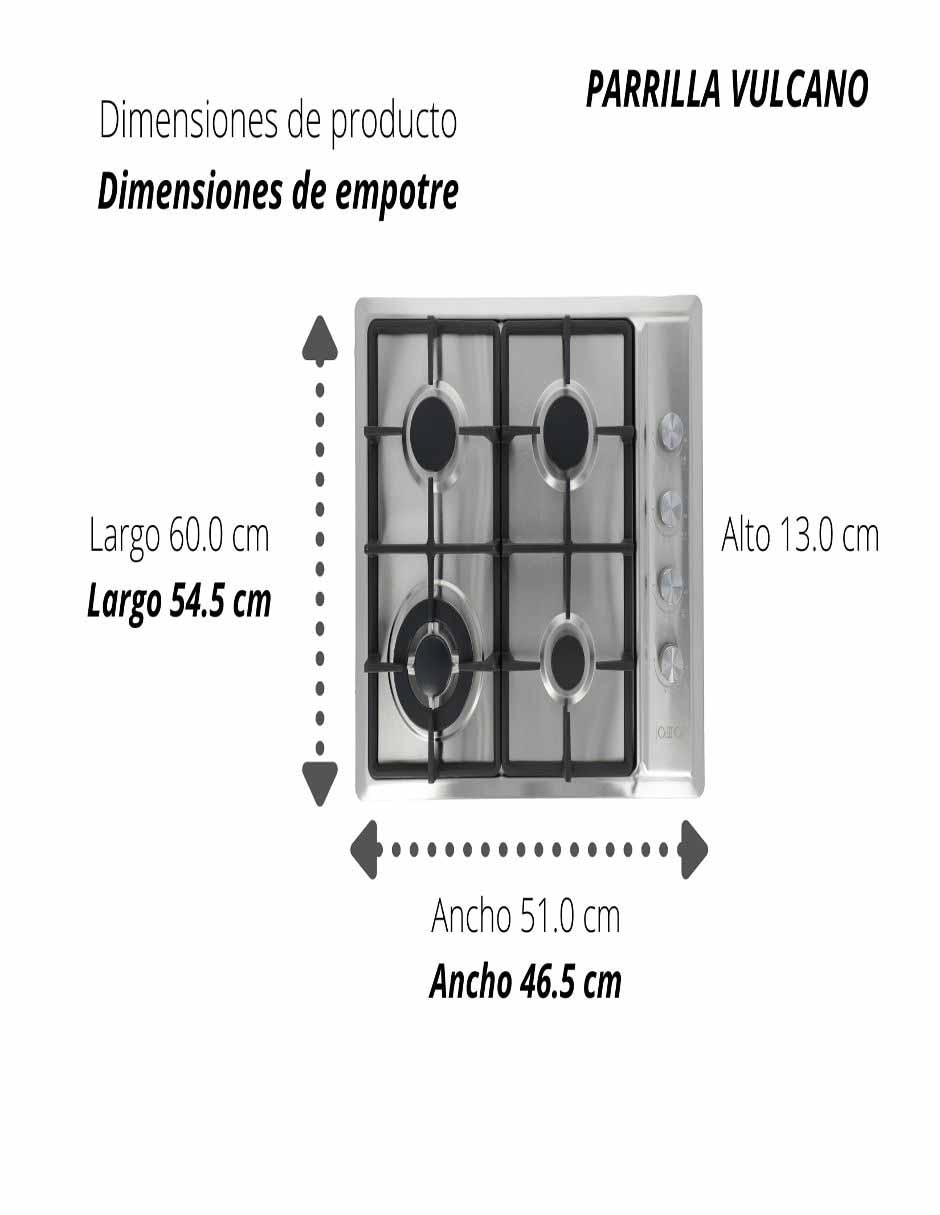 Parrilla a gas lp empotrable Parrilla a gas lp empotrable