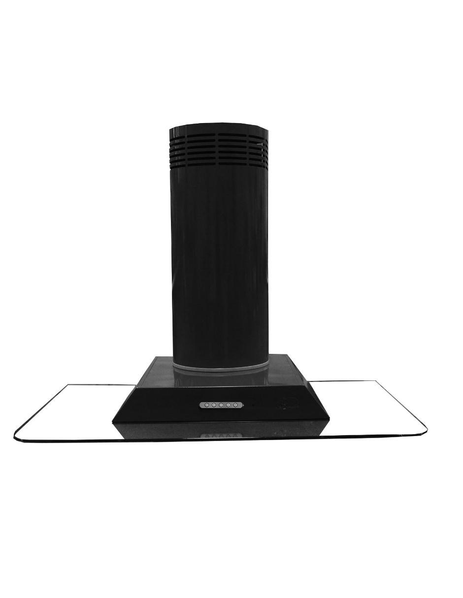 Campana de pared Sanaire CA HERA 090 P de cristal templado