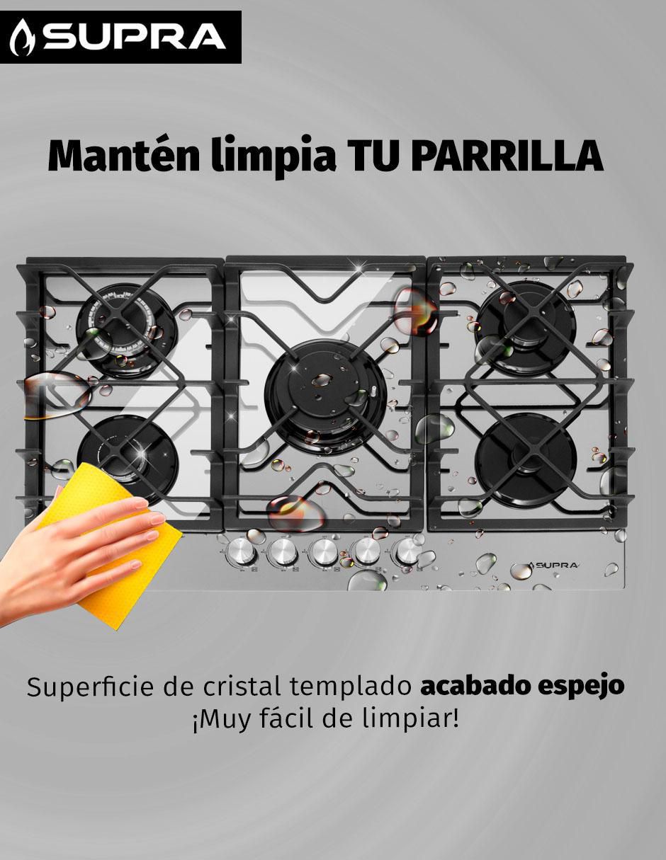 Parrilla a gas lp empotrable Supra