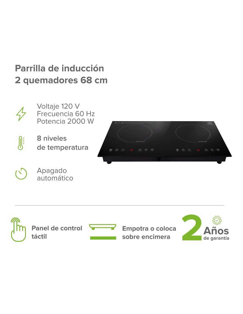 Parrilla de inducción empotrable 4