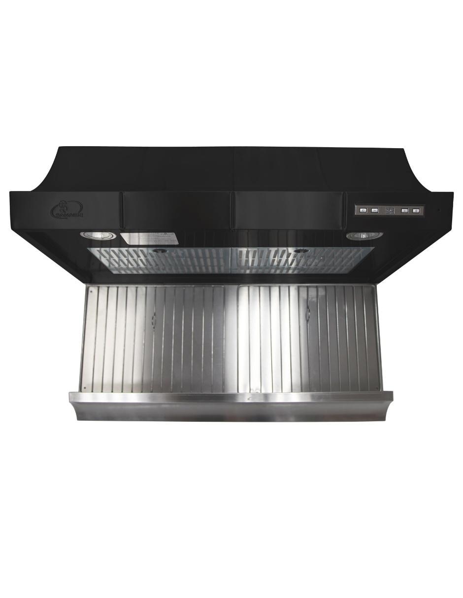 Campana de pared Sanaire ACAPULCO PA 80CM de acero inoxidable
