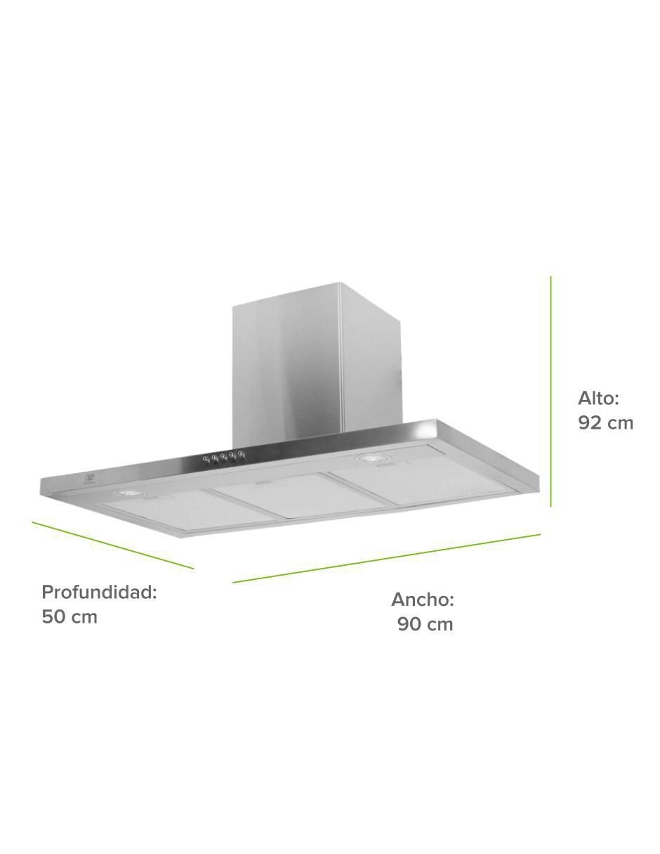 Campana de pared Avera CEV90B de acero inoxidable