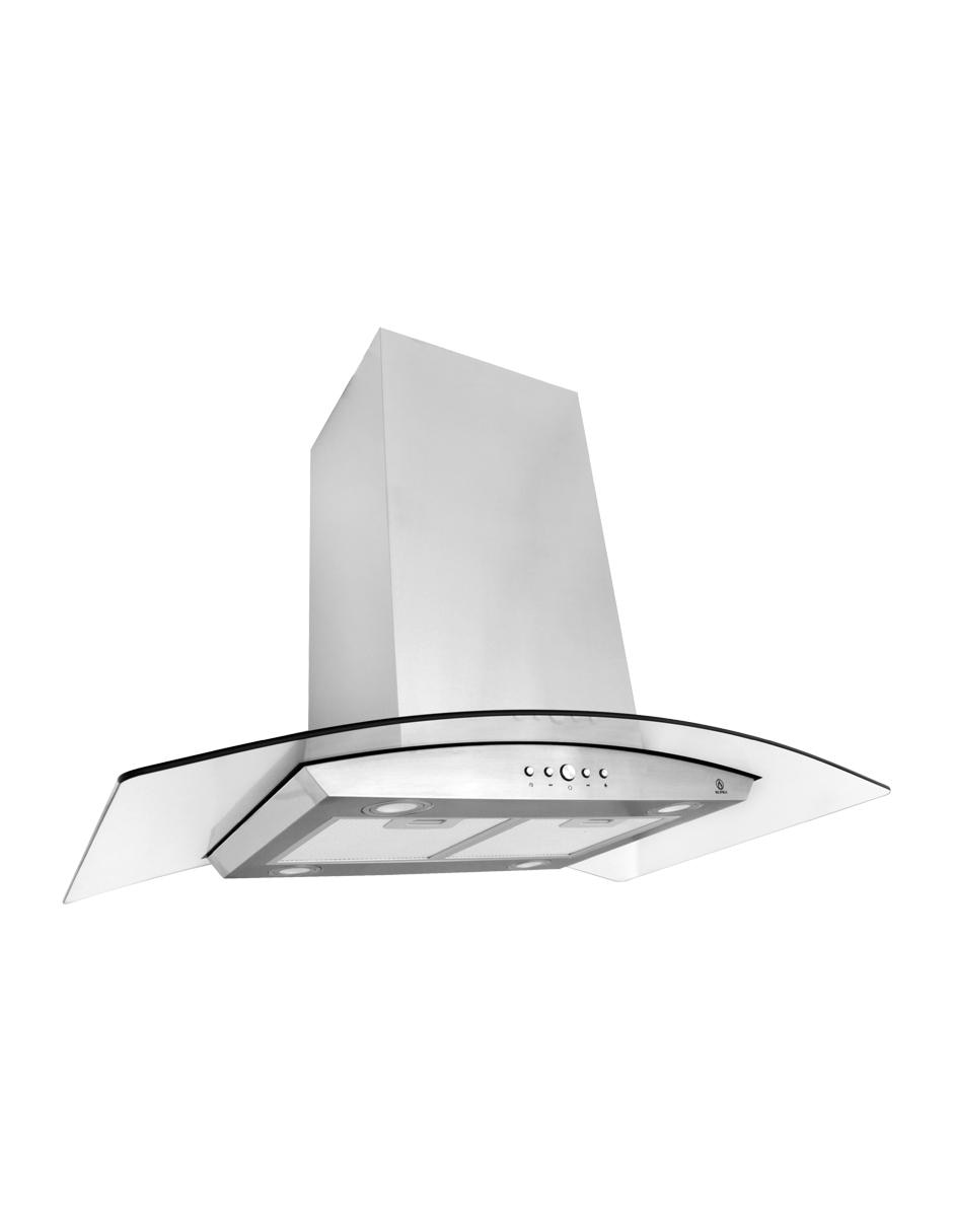 Combo campana de cocina Supra ASCEA de acero inoxidable