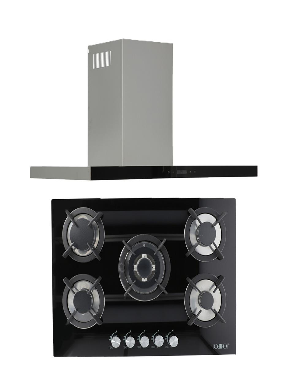 Campana de pared TEMAX + CAPELLA de cristal templado