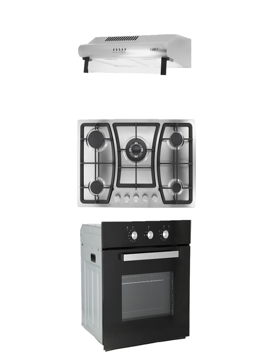 Horno a gas natural Odipo Thor 75 + Vignus
