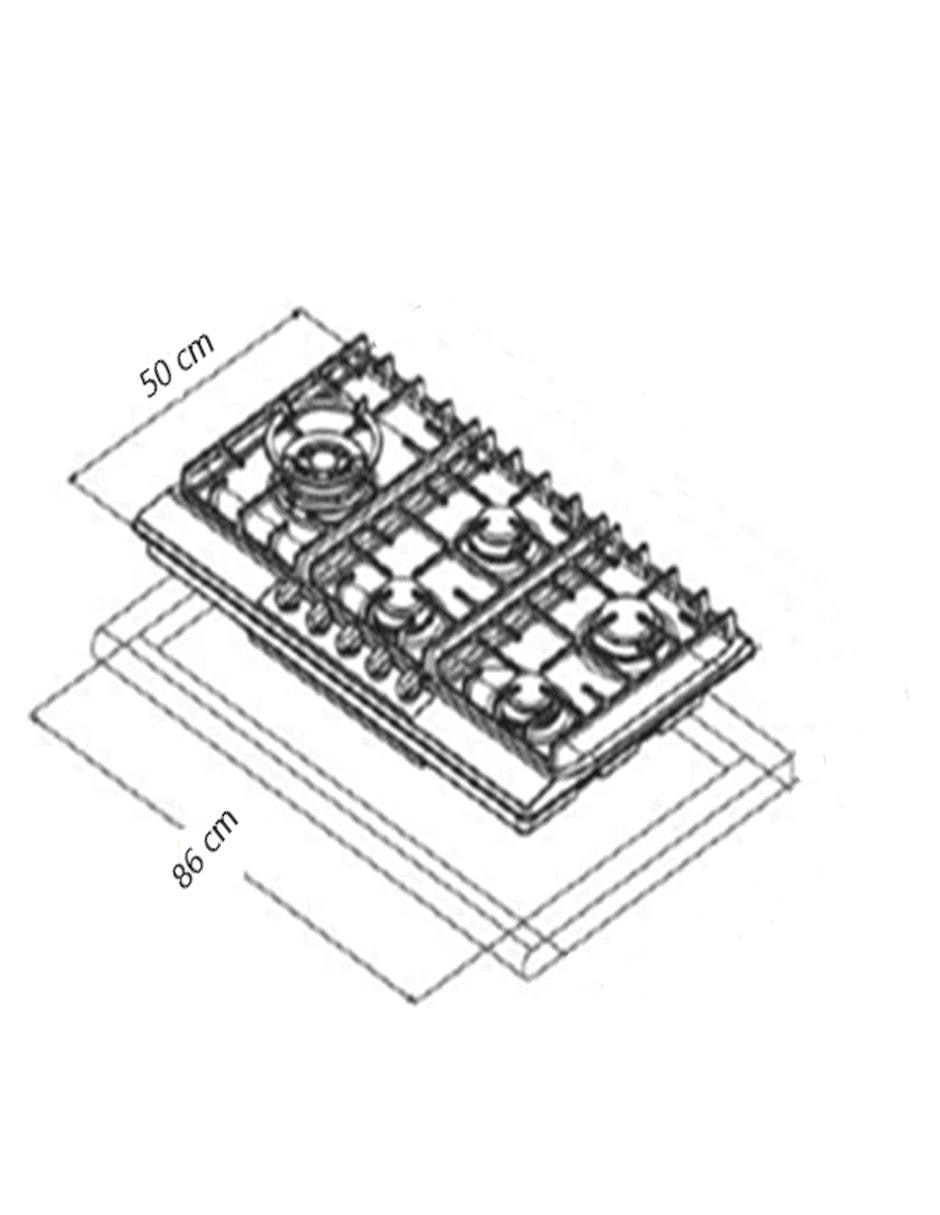 Horno a gas natural Odipo Matrix + Ceres