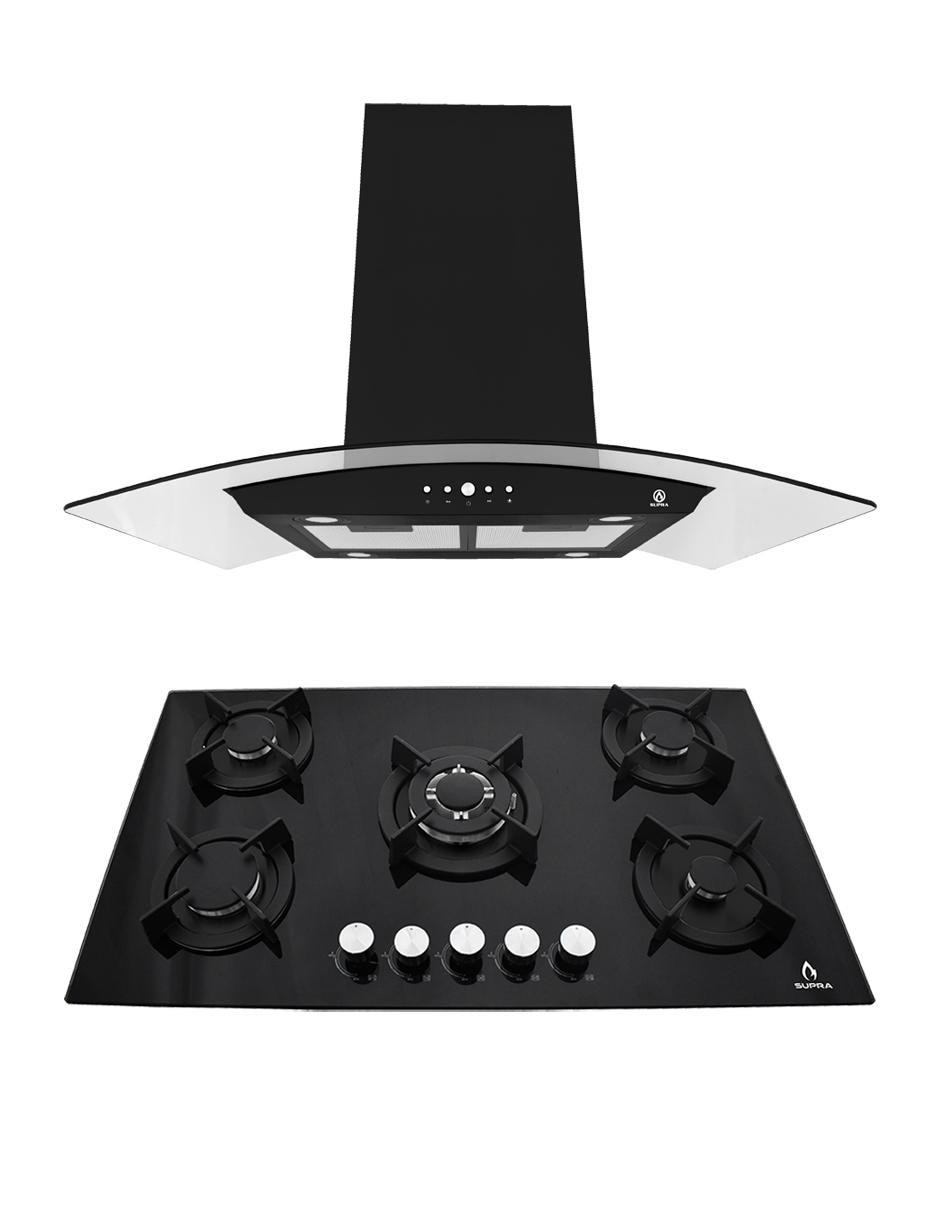 Combo campana de cocina Supra VARESE de acero inoxidable