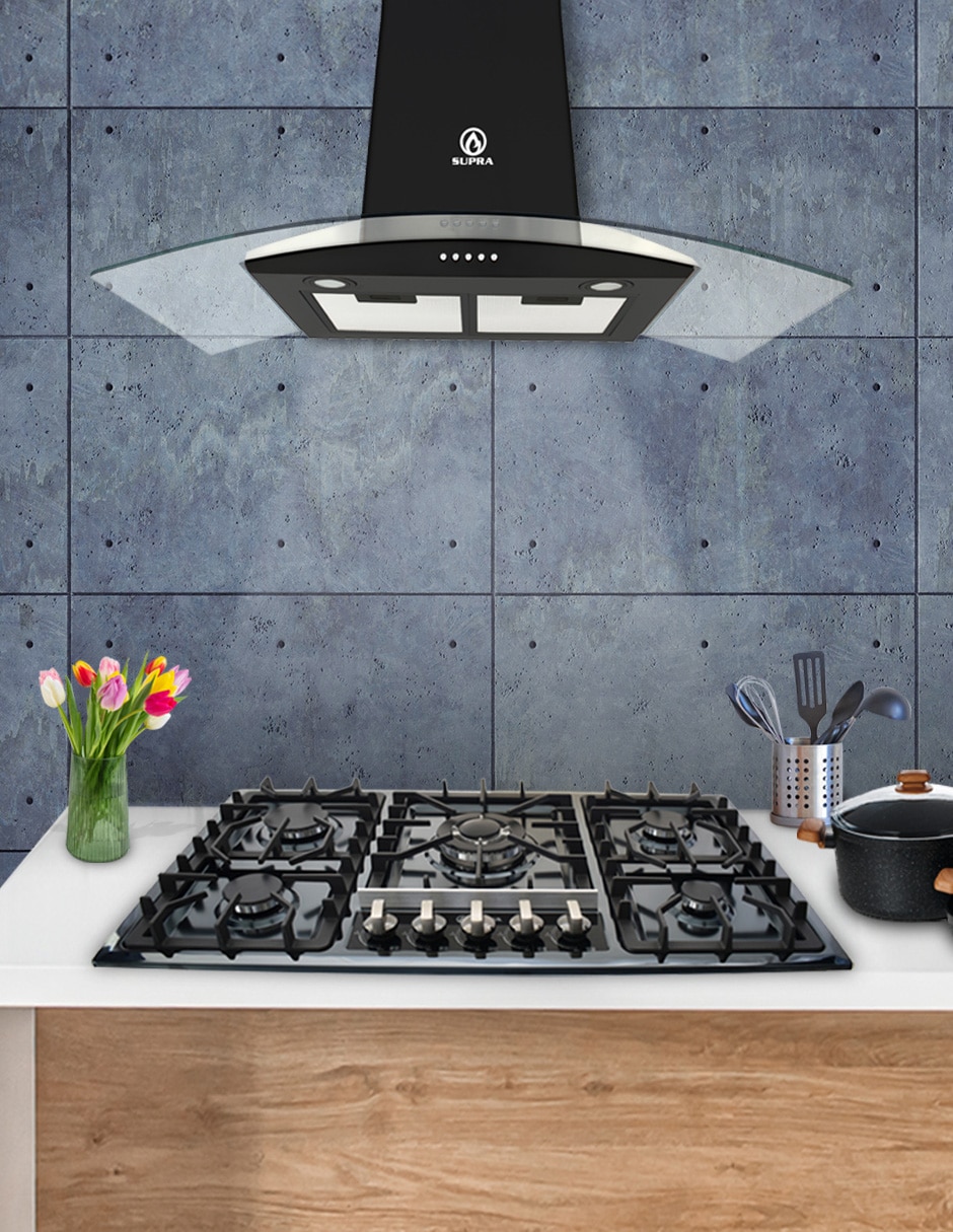 Combo campana de cocina VITERBO de acero inoxidable Combo campana de cocina VITERBO de acero inoxidable