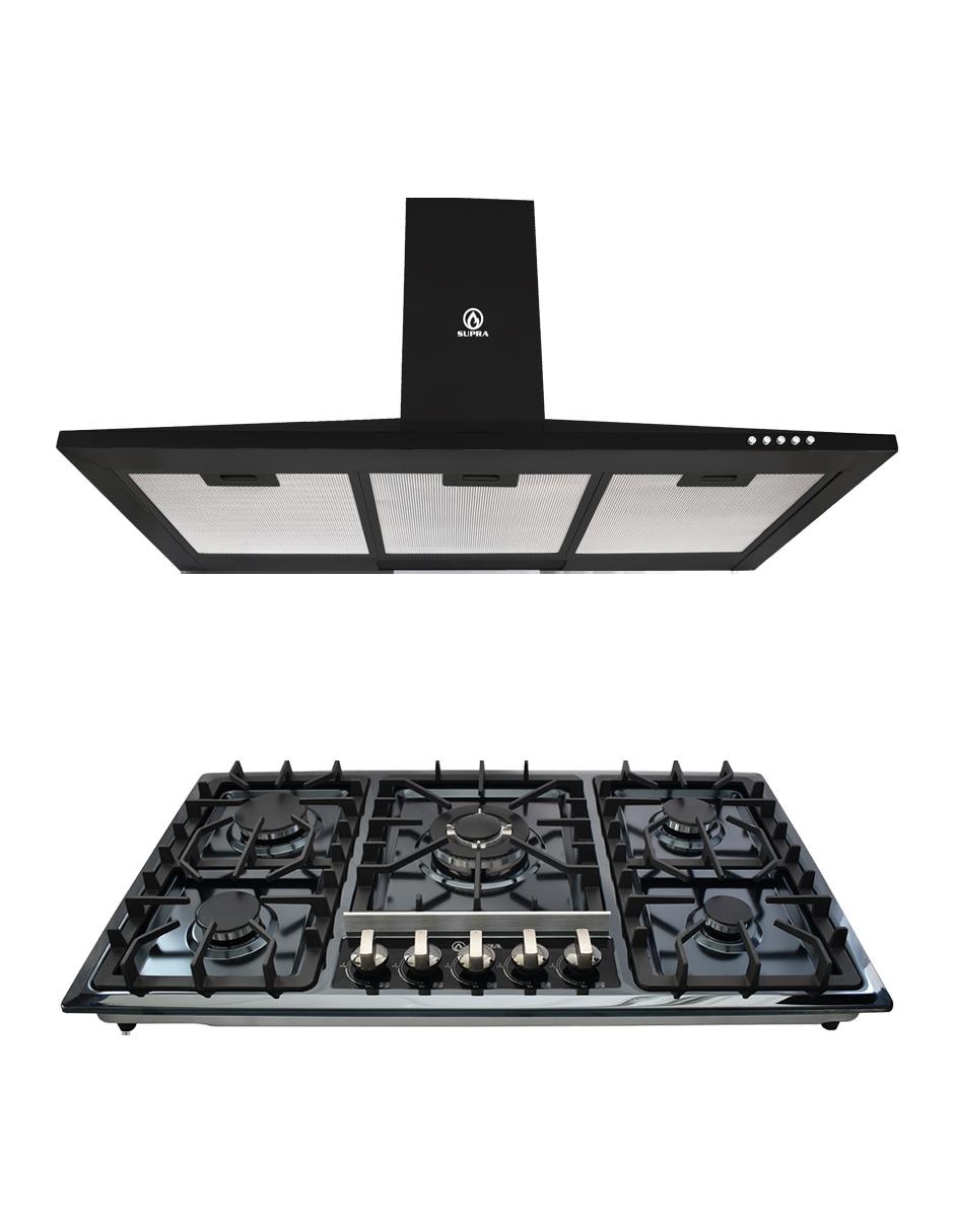 Combo campana de cocina Supra C9-73-AN de acero inoxidable