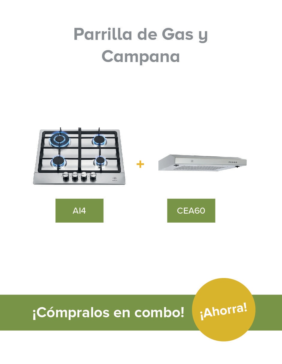 Parrilla a gas lp empotrable 7