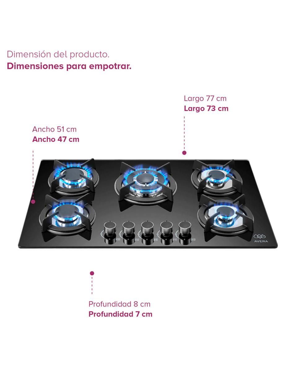 Parrilla a gas lp empotrable Avera