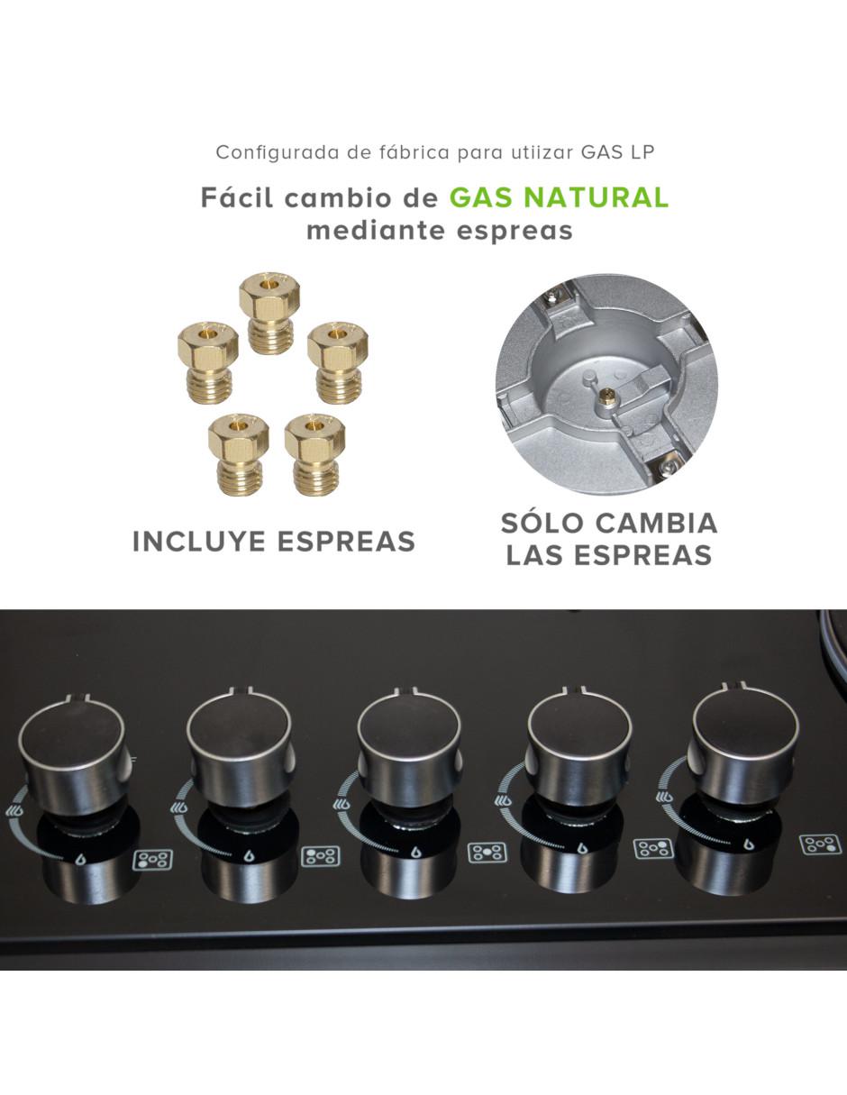 Parrilla a gas lp empotrable Avera