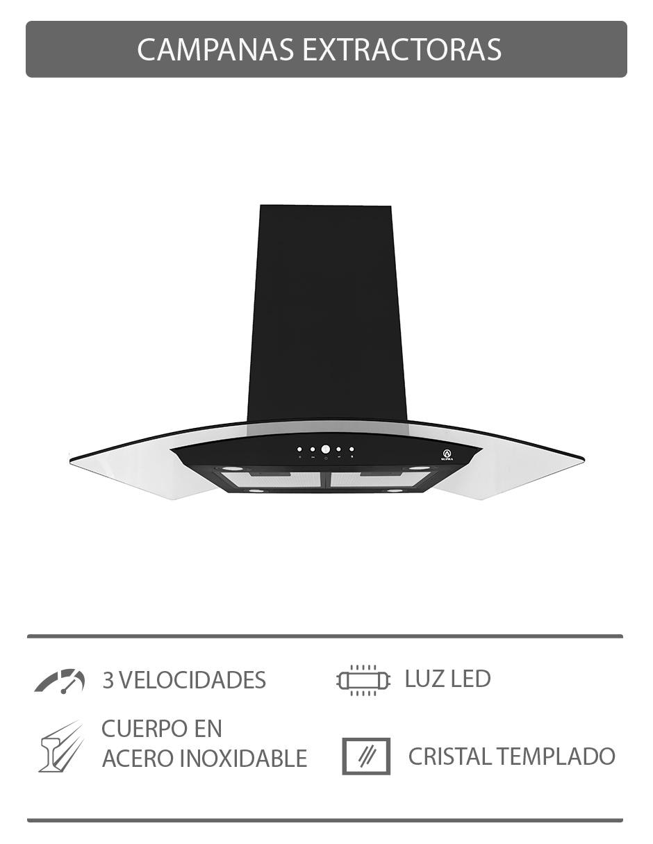 Combo campana de cocina Supra Montalcino de acero inoxidable