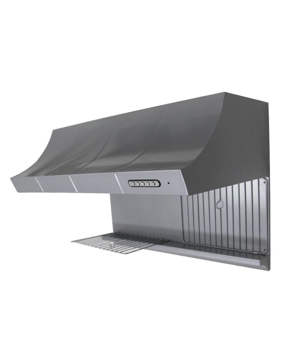 Campana de pared Sanaire ACAPULCO 76 GM de acero inoxidable