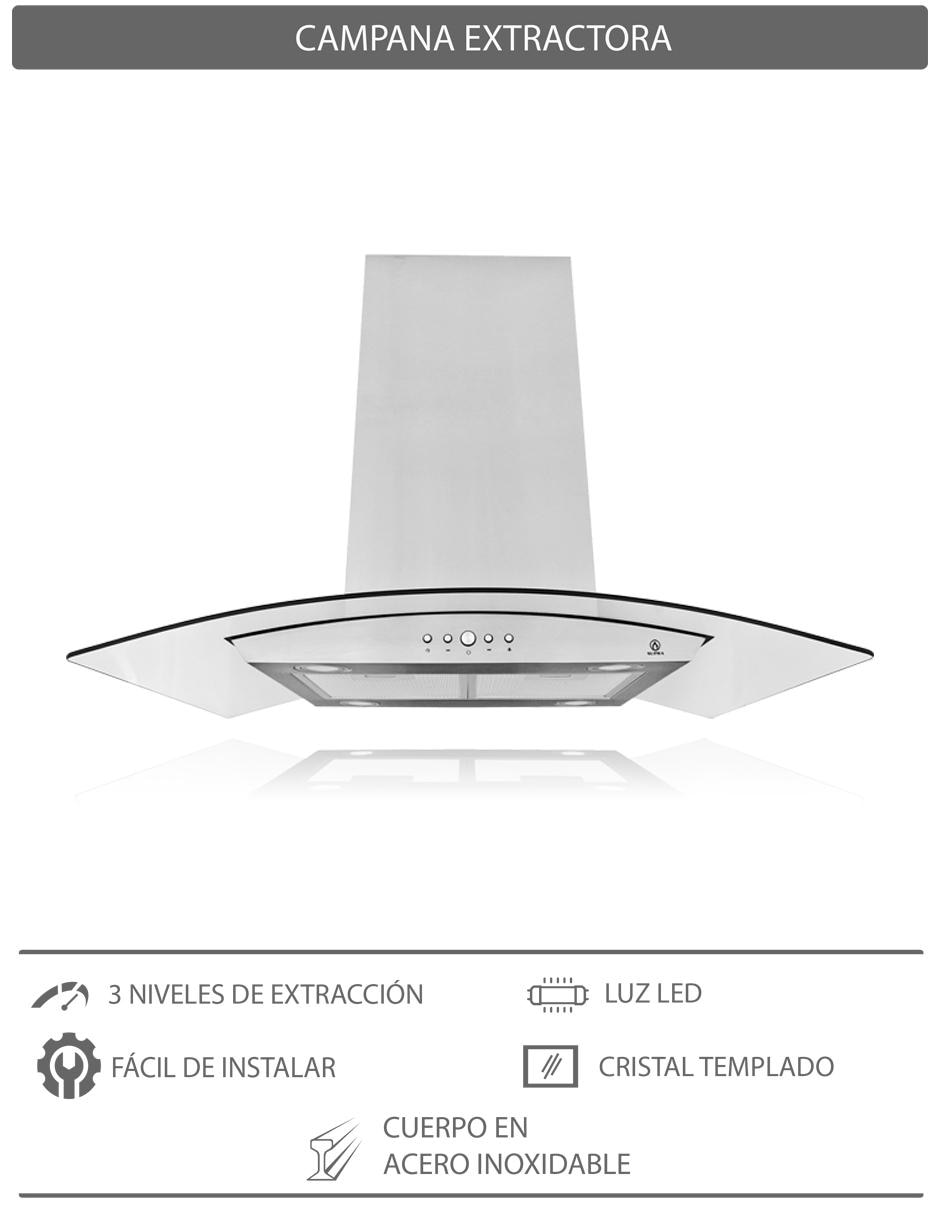 Campana de isla Volterra de acero inoxidable 6