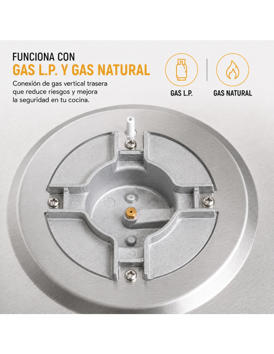Parrilla a gas lp empotrable Gutstark