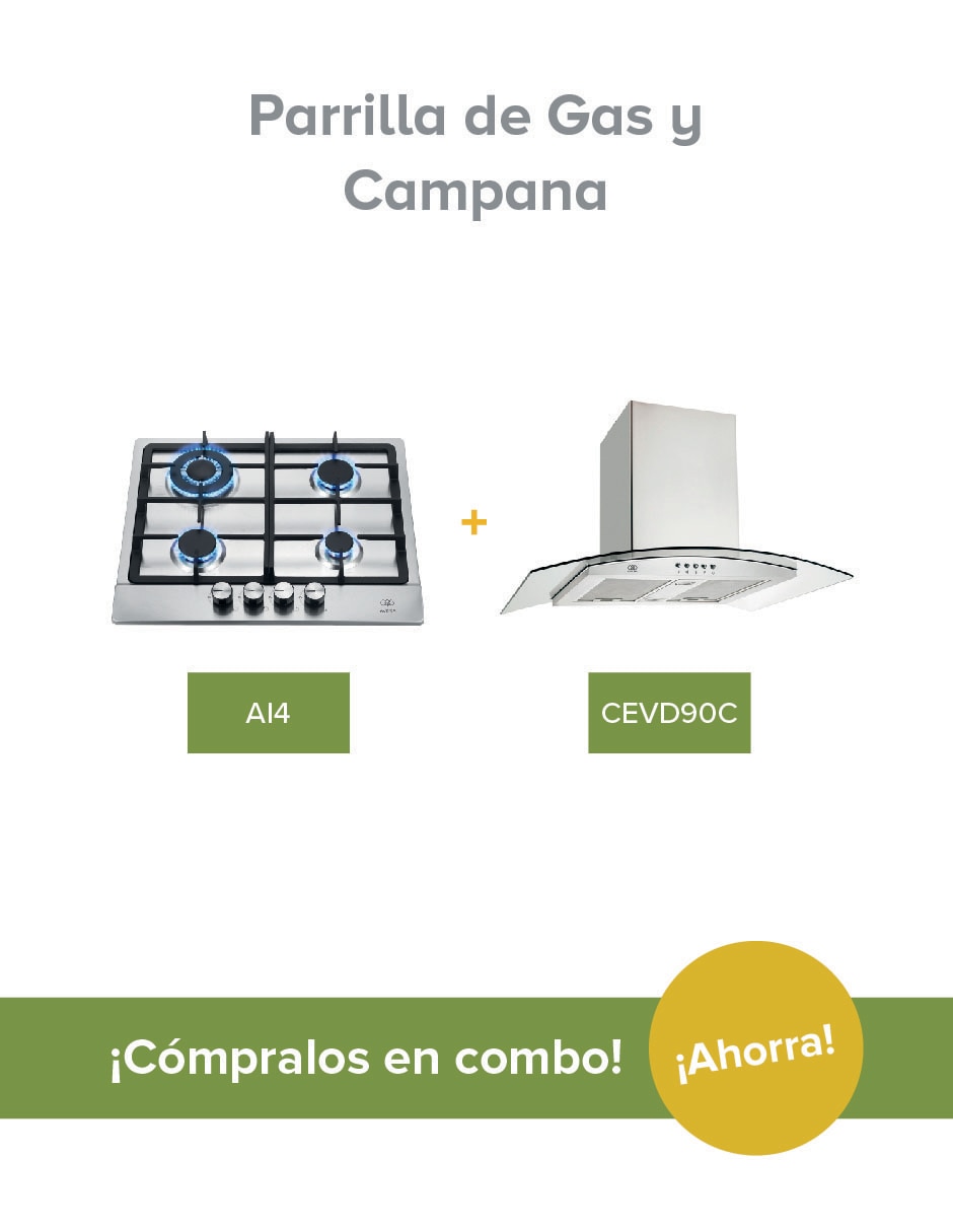 Parrilla a gas lp empotrable Avera