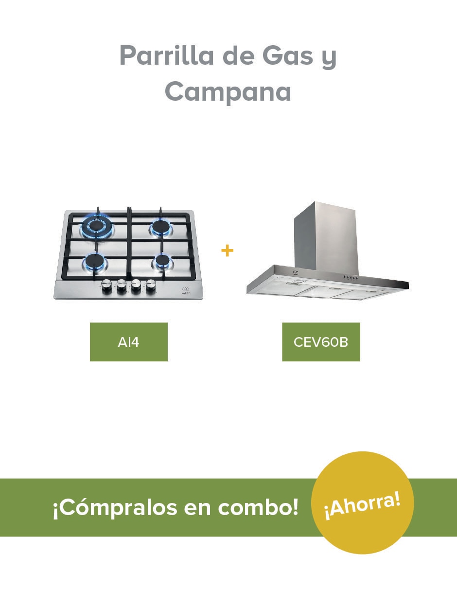 Parrilla a gas lp empotrable Avera