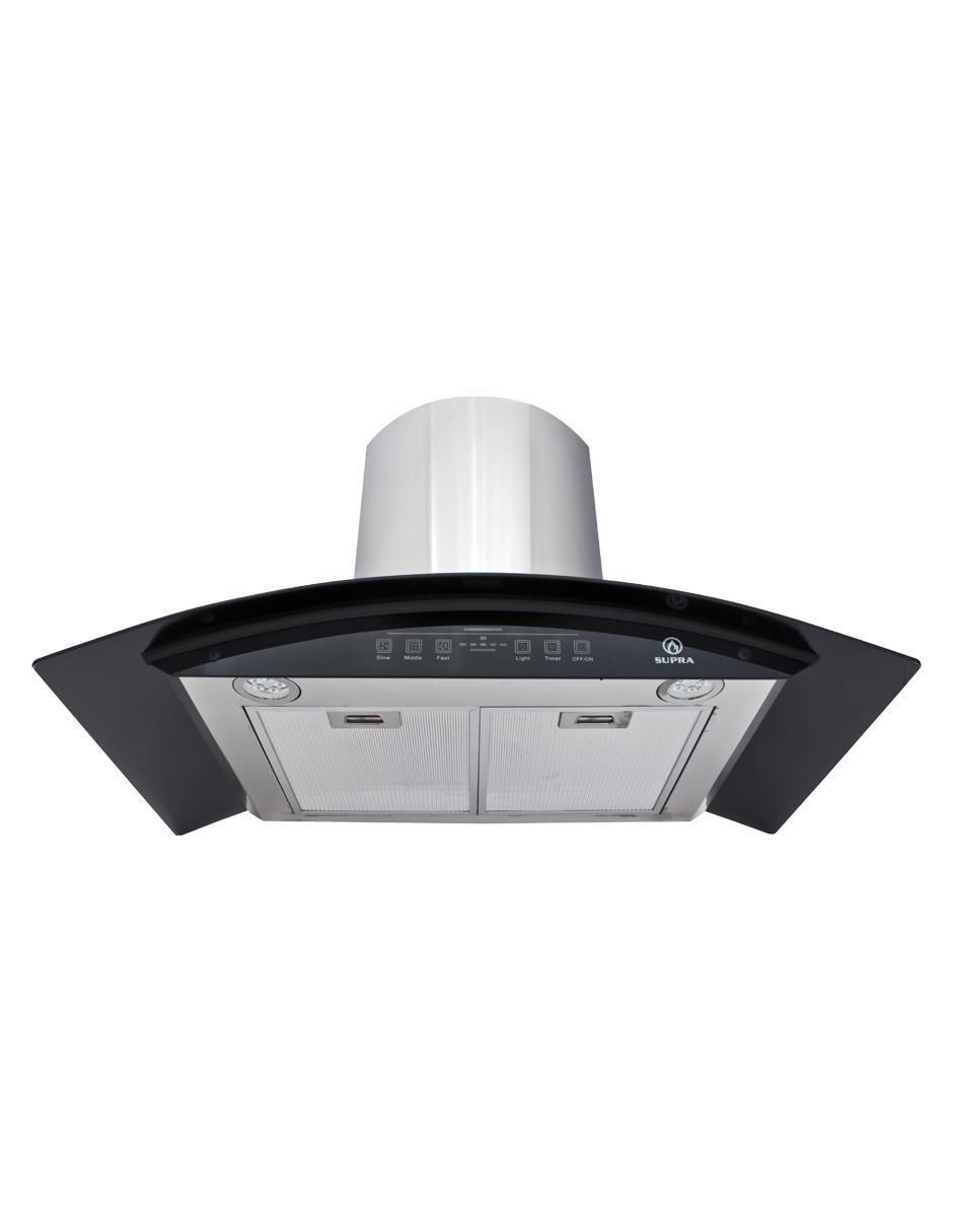 Campana de pared Supra Udine de acero inoxidable