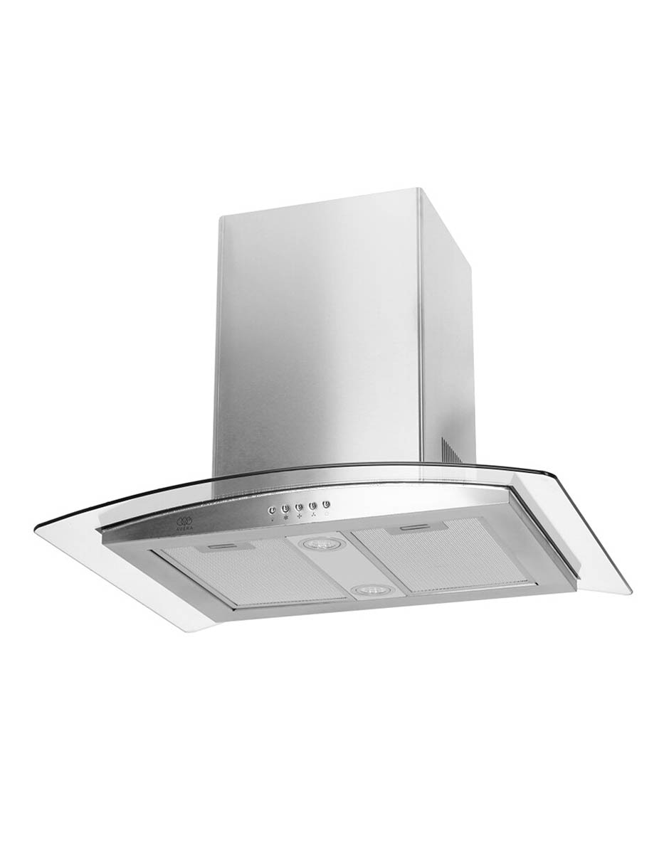 Campana de isla Avera CEVD90C de acero inoxidable