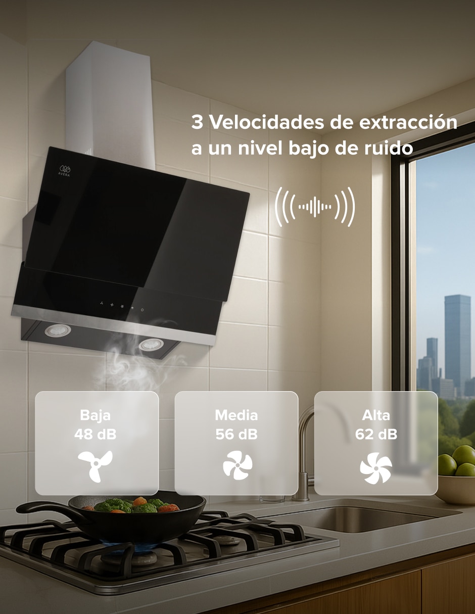 Campana de pared CEA60C de acero inoxidable 4
