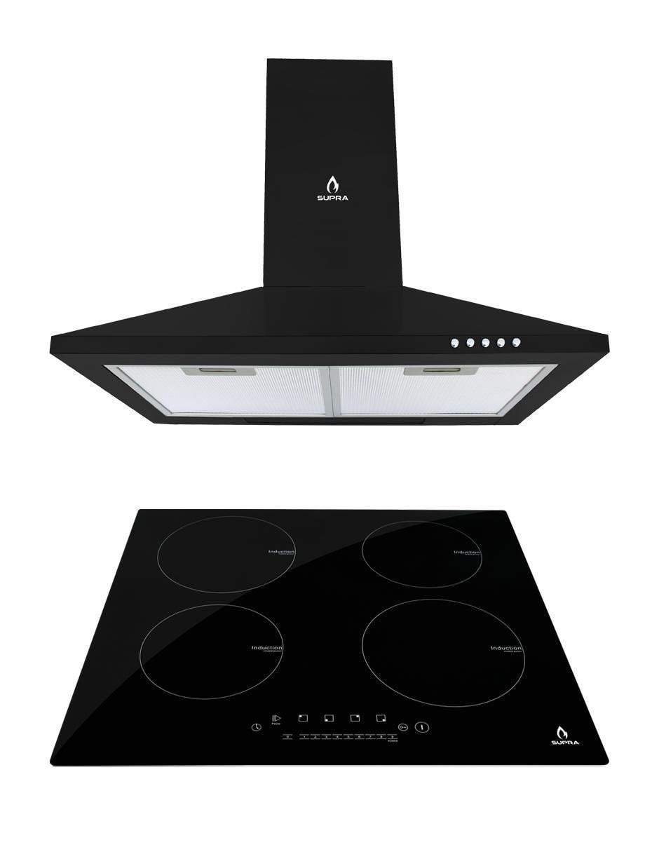 Campana de pared Supra MONTENEGRO de cristal templado