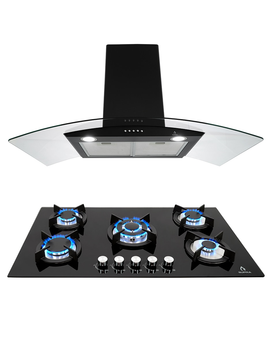 Combo campana de cocina LECCO de acero inoxidable Combo campana de cocina LECCO de acero inoxidable