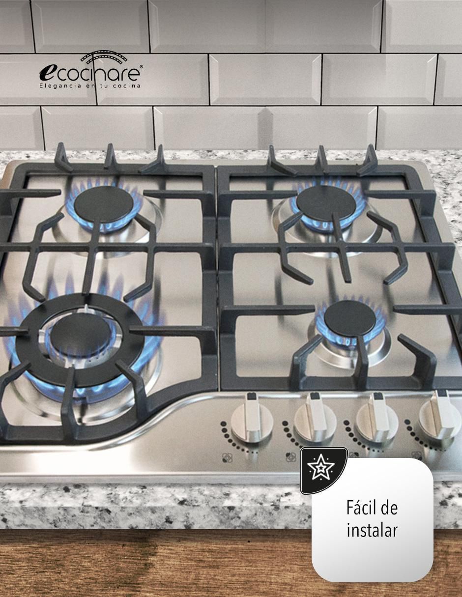Parrilla a gas lp empotrable Ecocinare