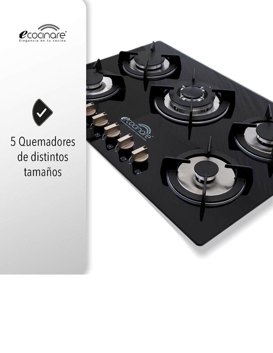 Parrilla a gas lp empotrable Ecocinare