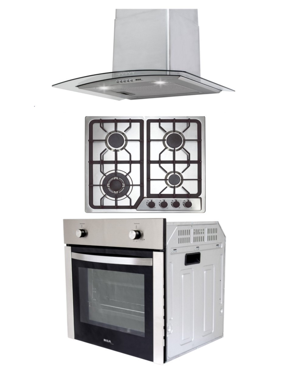 Horno a gas natural Disa Home PAEM4/CAMPC60C/HGEMP24AI capacidad 55 L