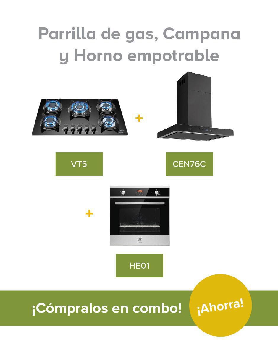 Parrilla a gas lp empotrable Avera