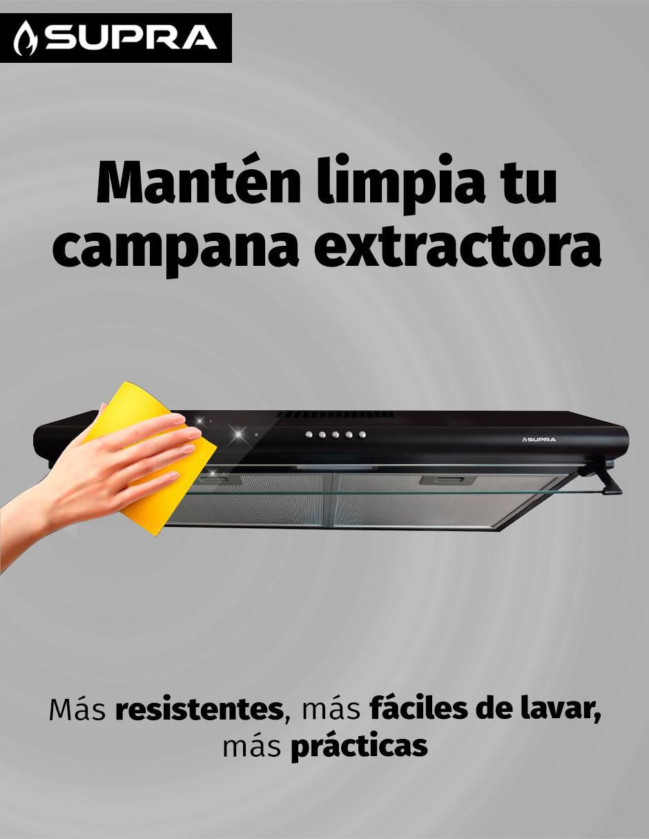 Campana de pared Supra CB-76-BLACK de acero