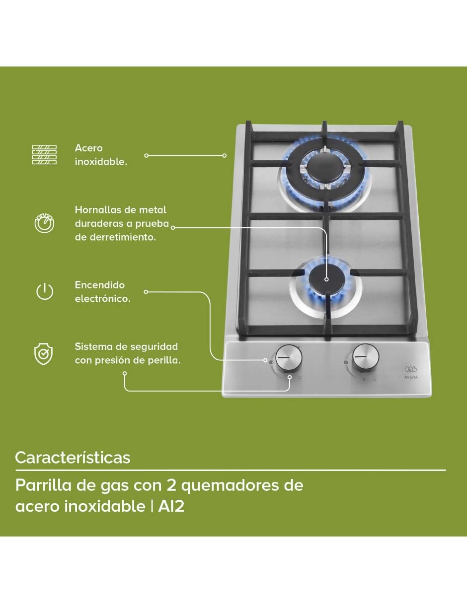 Parrilla a gas lp empotrable Parrilla a gas lp empotrable