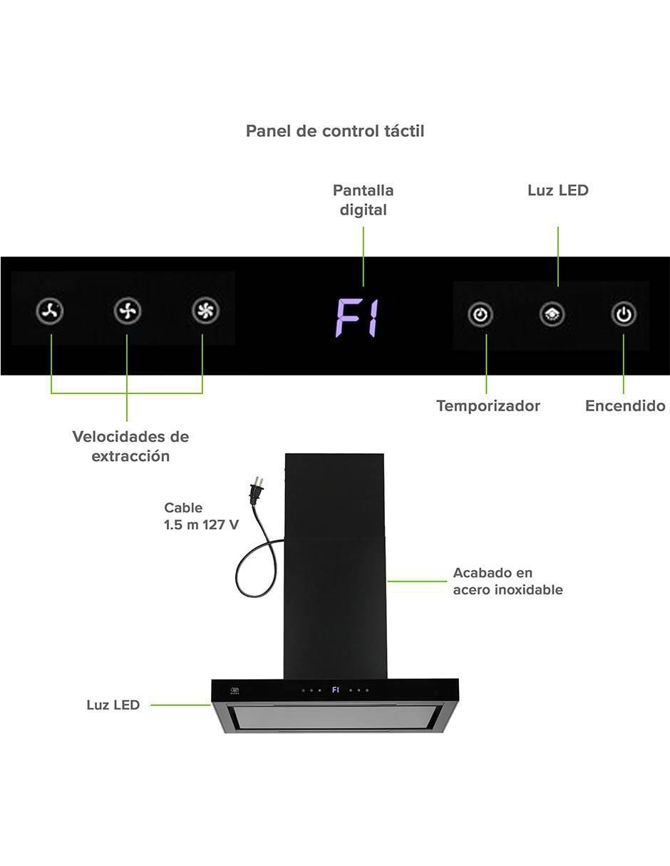 Campana de isla CEN76C de acero inoxidable 7