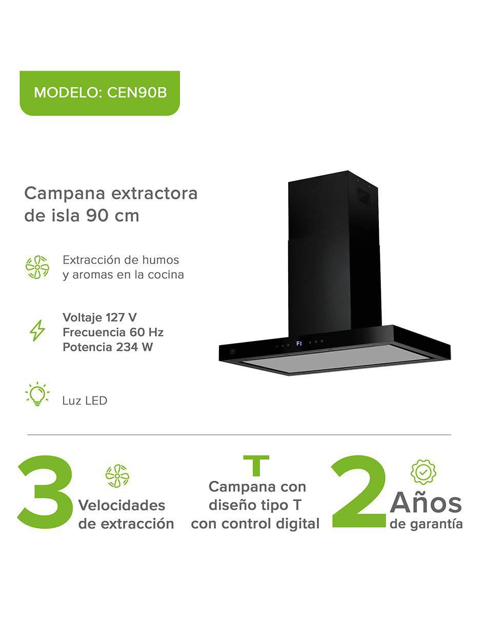 Campana de isla CEN90B de acero inoxidable 2