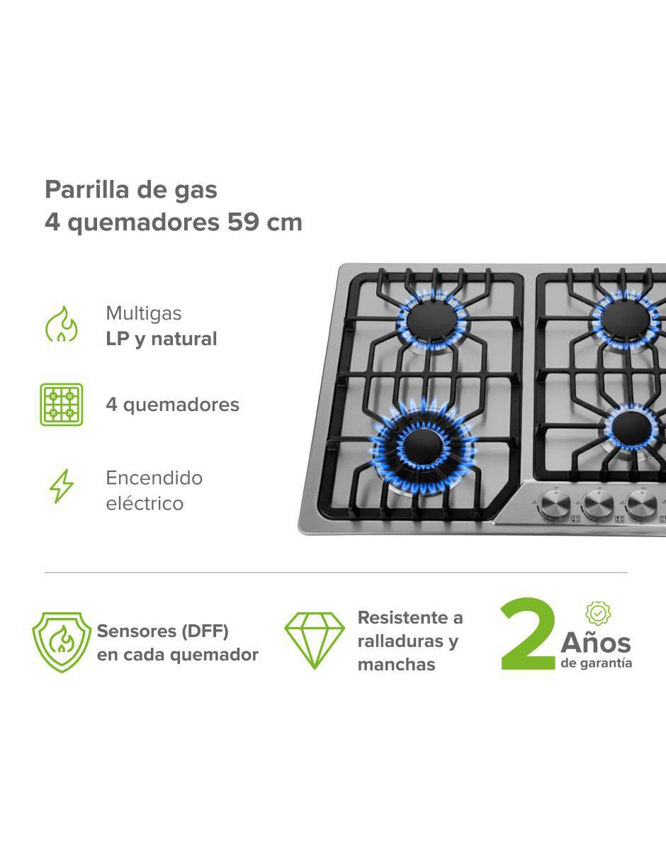 Parrilla a gas lp empotrable Avera