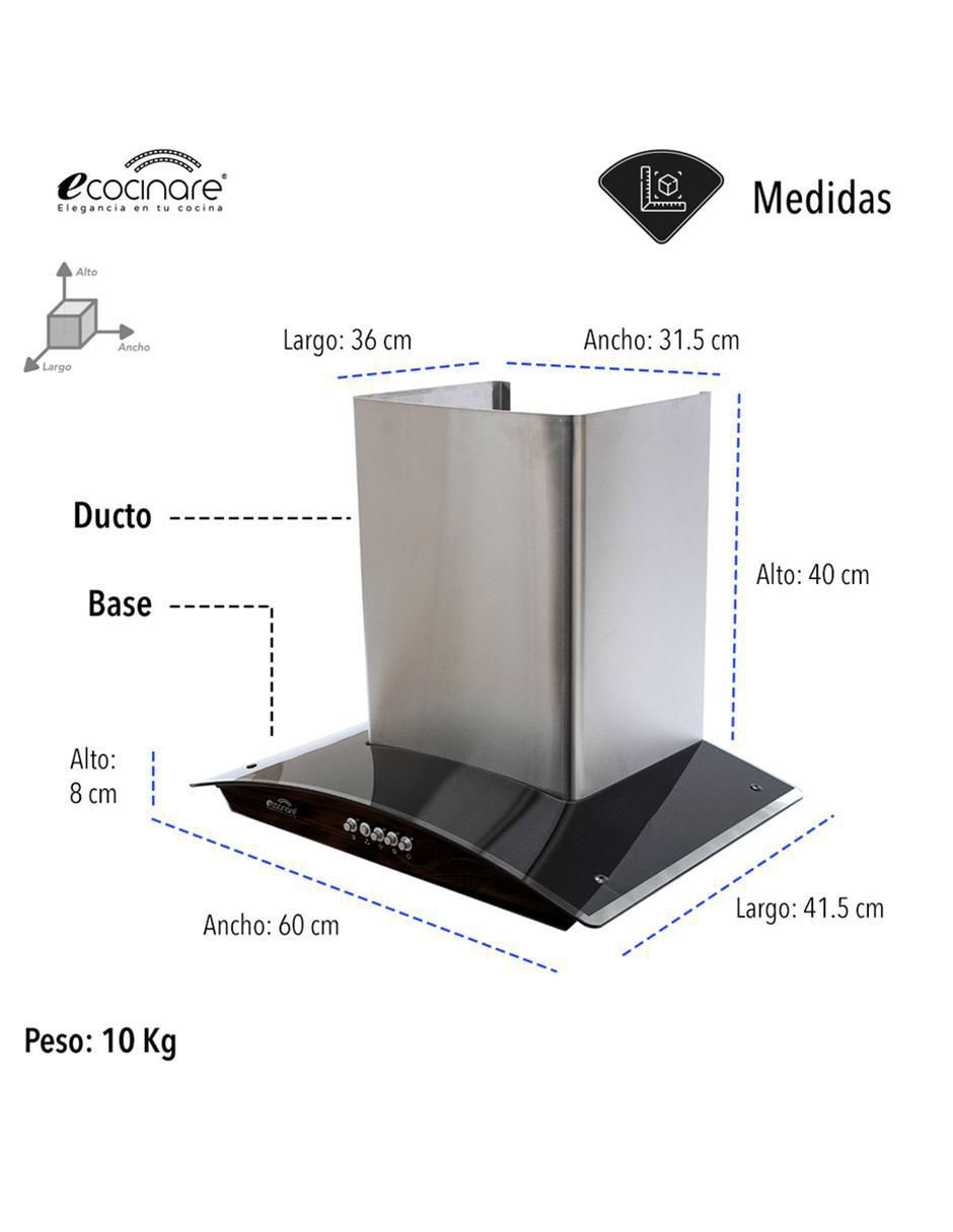 Campana de pared camp-01 de acero inoxidable 10