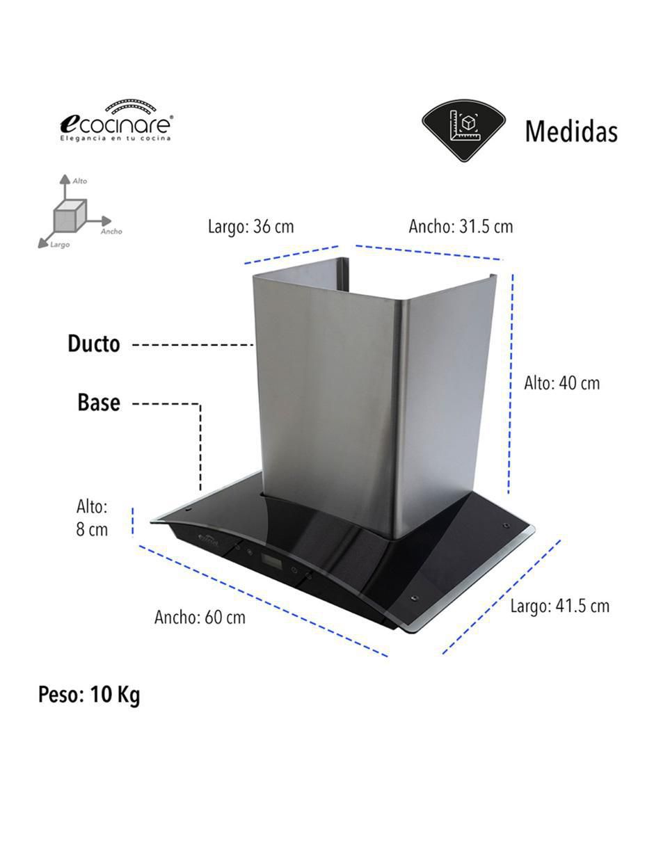 Campana de pared camp-02 de acero inoxidable 10