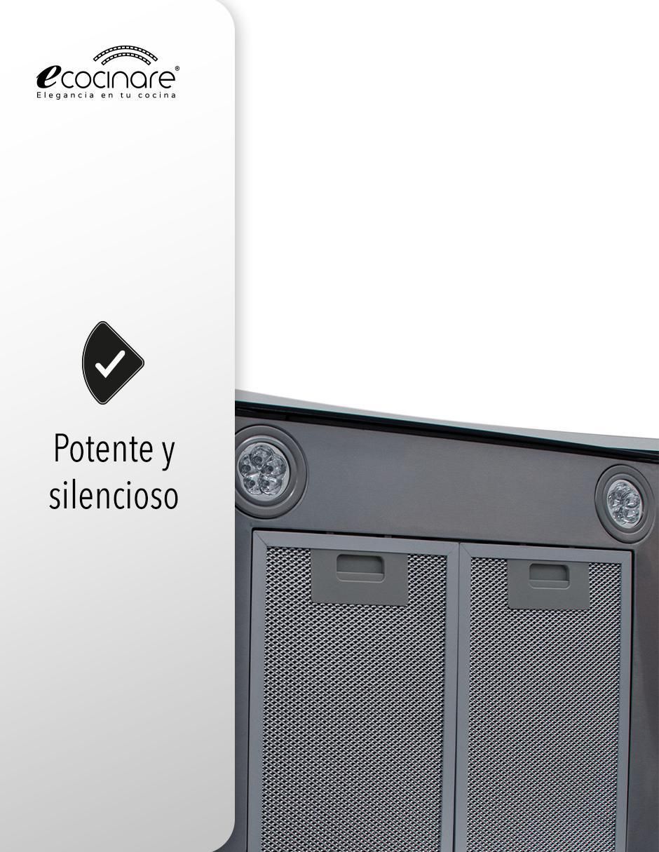 Campana de pared Ecocinare CAMP-04 de acero inoxidable