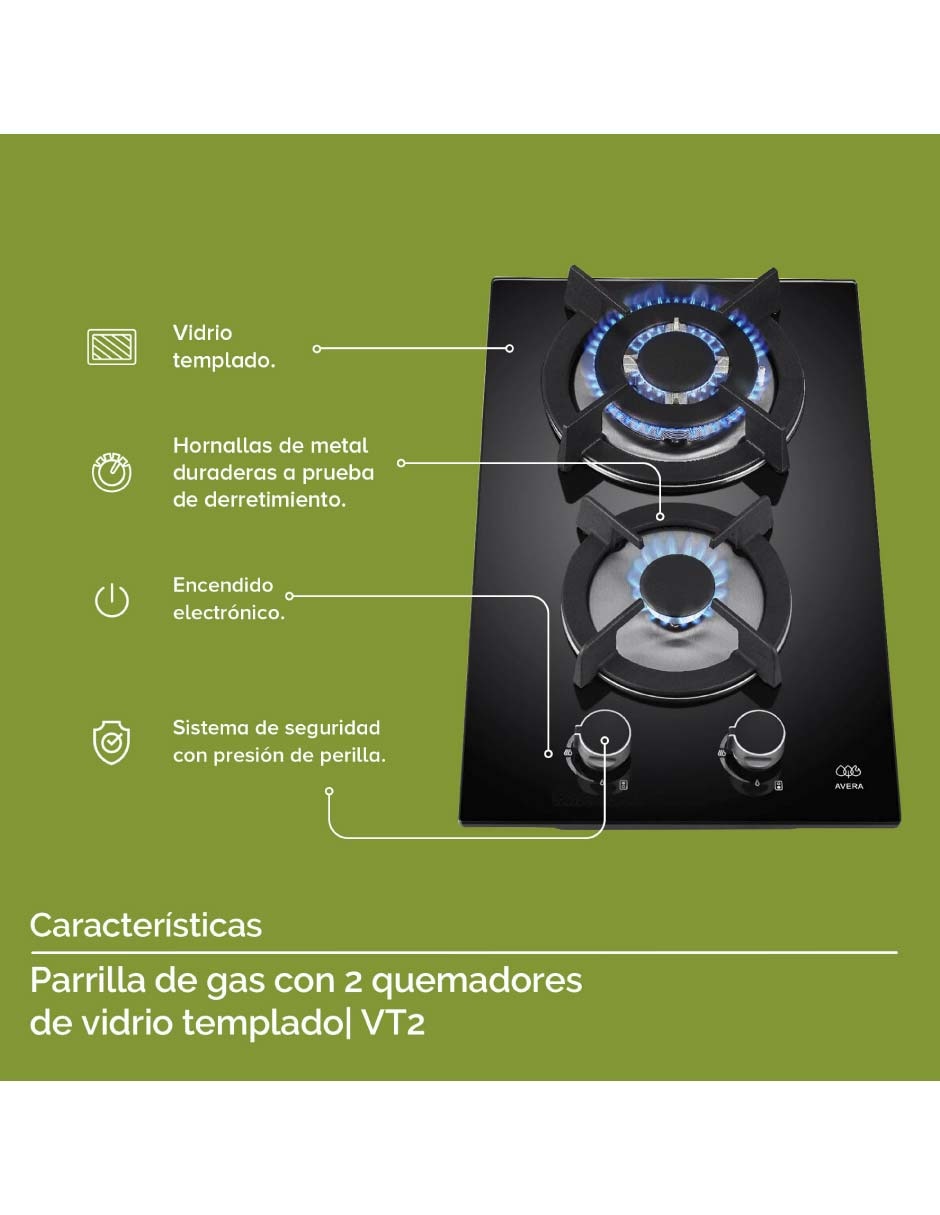 Parrilla multigas empotrable Parrilla multigas empotrable