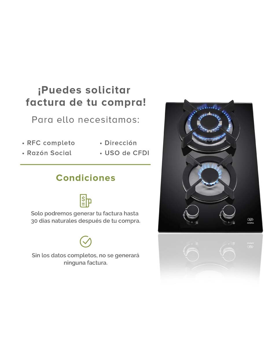 Parrilla multigas empotrable Avera
