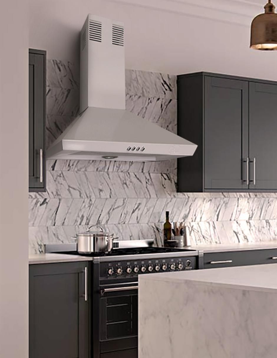 Campana de pared GEA de acero inoxidable Campana de pared GEA de acero inoxidable