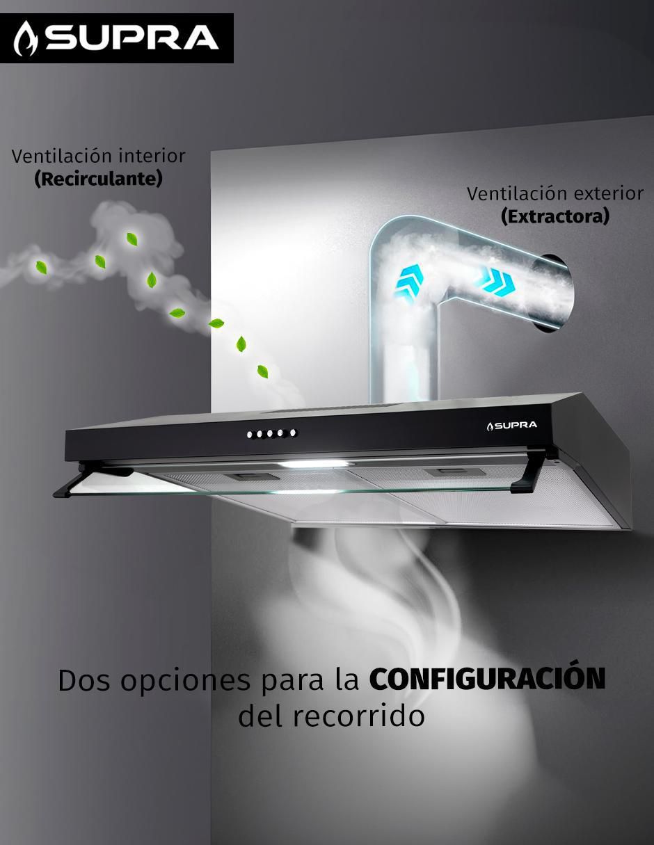 Campana de pared NUBE N-76 de acero inoxidable Campana de pared NUBE N-76 de acero inoxidable