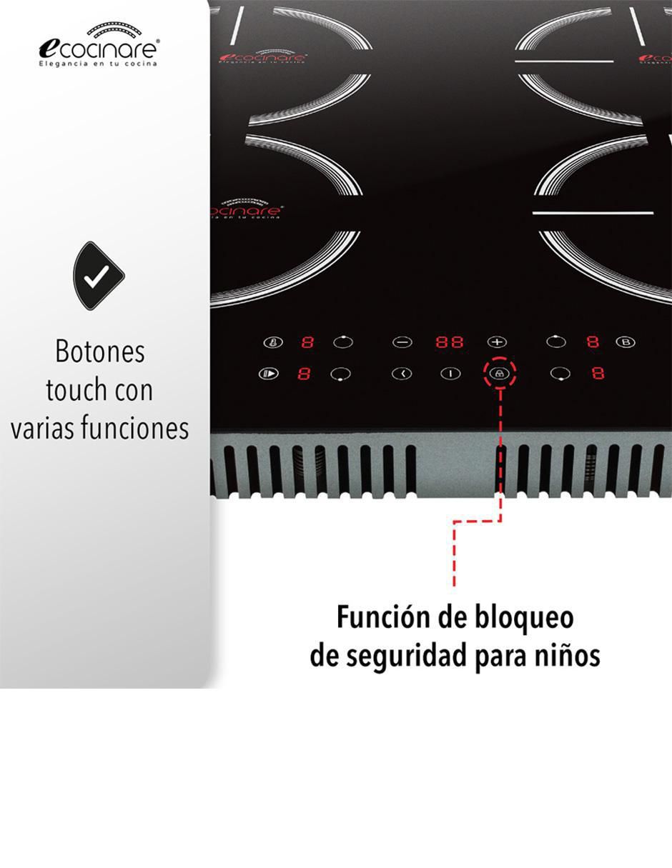 Parrilla a inducción empotrable Ecocinare